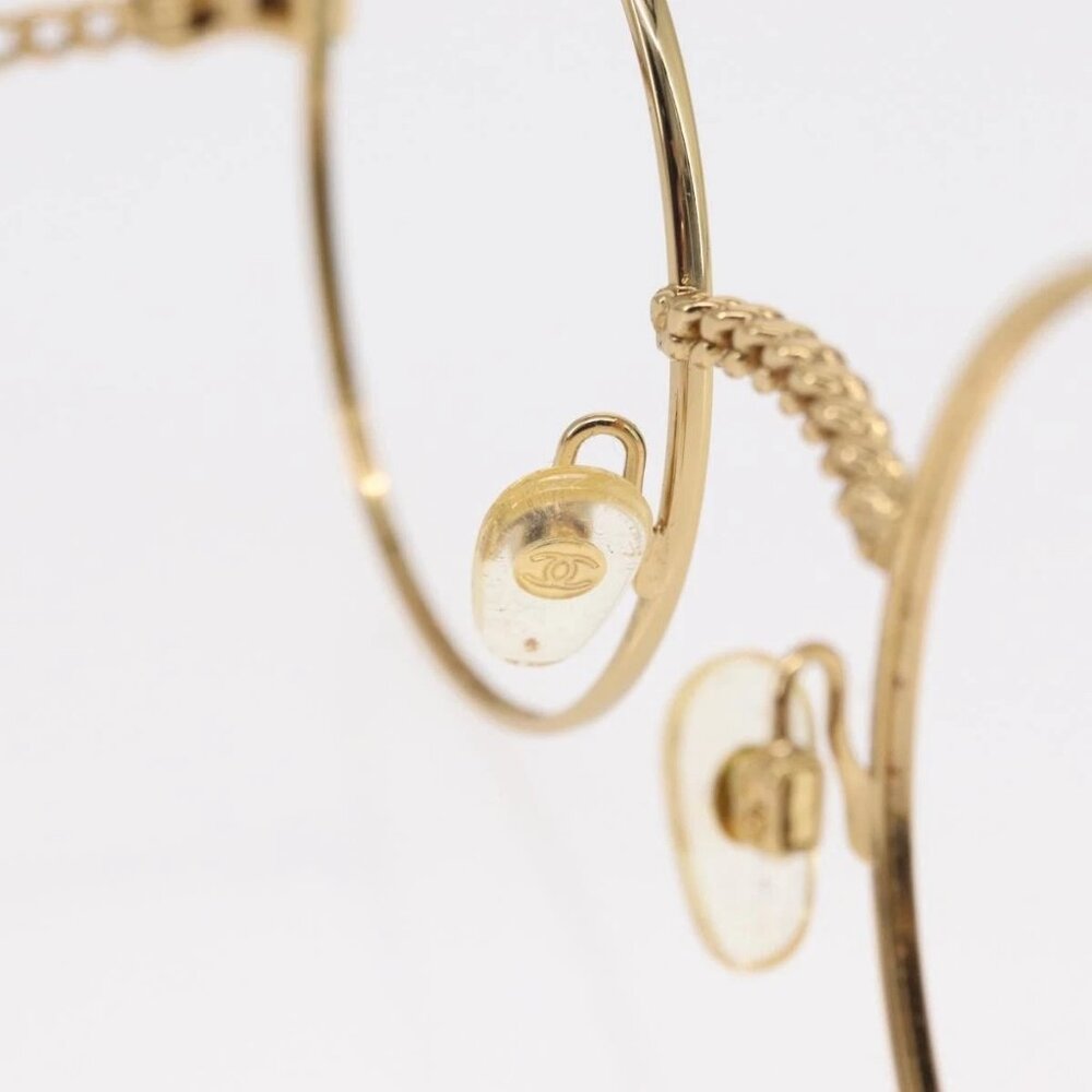 CHANEL Sunglasses frames metal Gold CC Auth 153002 - Picture 8 of 14